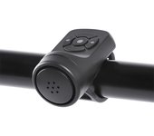 Bocina eléctrica para bicicleta, altavoz con campana para ciclismo, recargable por USB, Abs, color negro 1