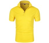 Camiseta de manga corta Polo Color sólido deportes de secado rápido Polos de verano ropa de hombre 2XL azul