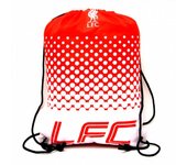 Bolsa de deporte con diseño de escudo de fútbol oficial del Liverpool FC One Size blanco/rojo