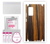 apgo Protective Skin Sticker for the back+sides compatible with Xiaomi Redmi Note 11 Pro, Full Wrap Film, Foil, Vinyl - Pattern Tigerwood