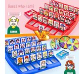 Adivina quién soy: Juego de rompecabezas de cartas para dos jugadores para la interacción entre padres e hijos