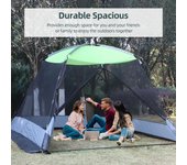 Pabellón Carpa Mosquitera Carpa Carpa con Dosel con Mosquitera Poliéster 190T Ideal para Acampar verde