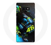 Coque pour Samsung Galaxy Note 9 Valentino Rossi Pilote de course Moto GP