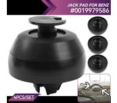 4X soporte de marco elevador de almohadilla de gato para Mercedes Benz W124 W210 W215 R129, piezas de repuesto para coche, accesorios de repuesto negro