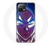 Coque pour Xiaomi Mi 11 Lite Dragon Ball Goku Visage énervé