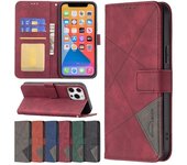 Funda de cuero con tapa magnética y ranura para tarjeta para iPhone 14, Pro, 13, Pro, 12, Pro, 11, Pro, SE 2020, XS, XR, 8 Plus, 7 Plus, 6 Plus, 6s Plus iPhone 11 negro