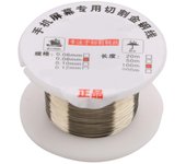 Línea de corte de alambre de molibdeno de 100 m para reparación de separadores de pantallas LCD (0,08 mm x 100 m)