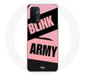 Coque pour Oppo A74 BTS ARMY Et Blackpink Blink Rose Noir