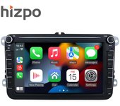Radio de Coche Hizpo 8 Pulgadas Android AutoRadio para Volkswagen VW Passat B6 B7 CC Tiguan Touran Golf Polo Skoda Seat Carplay Multimedia GPS 2din Audio Vídeo 4Core 1GB 16GB RDS
