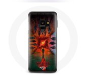 Coque pour Samsung Galaxy S9 Plus Stranger Things Saison 4 Affiche Equipages de la Nouvelle Théorie