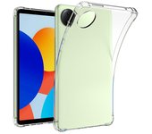 Funda protectora para tableta Redmi 8.7 Pad SE: Airbag de cuatro esquinas, anticaída, carcasa blanda de TPU transparente Xiaomi Tablet 4/8.0 transparente