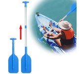 Remo flotante para kayak, bote inflable, remo de aleación de aluminio, portátil, plegable, de seguridad, accesorios para rafting.