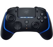 Mando inalámbrico Razer PlayStation con licencia Wolverine V2 Pro compatible con PlayStation PS5 PC HyperSpeed Wireless Chroma RGB [Producto oficial] y negro