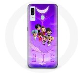 Coque pour Samsung Galaxy A20e BTS TinyTAN Animation Affiche RM Jin Suga J-Hope Jimin Jungkook Et V Zero O’Clock
