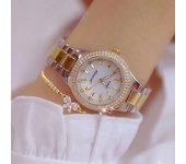 Reloj impermeable para mujer, reloj de cuarzo de acero inoxidable de lujo, reloj deportivo informal, accesorios de moda
