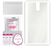 apgo MATTE Protective Skin Sticker for the back compatible with Oukitel K3, Wrap Film, Hydrogel Film, Flexible, Soft TPU with positioning layer easy i
