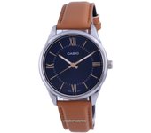 Reloj Casio MTP-V005L-2B5 MTPV005L-2 de cuarzo analógico de acero inoxidable con esfera azul para hombre azul