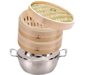 Vaporera de cedro china 20 hojas para vapor natural natural Xiao Long Bao vaporizador incluido [Yoshifuji Crafts] Juego, vaporera, vaporera, vaporera, madera,