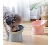 Los cuencos de comida antideslizantes para perros y gatos, los cuencos inclinables para gatos y los cuencos de comida para perros tienen los beneficios de mejorar la digestión y la postura verde