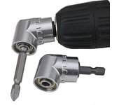Destornillador giratorio de 105 grados, taladro eléctrico, accesorio de esquina, extensión de vaso, cabezal de destornillador