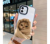 Funda transparente 3 en 1 con diseño de perro para iPhone 14 Pro Max, funda para iPhone 13, 15, 12, 11 Pro Max, XR, XS, 7, 8 Plus, SE, funda suave con dibujos de gato 6 Plus 6S Plus