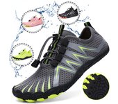 Hombres Mujeres Zapatos de agua Playa Aqua Zapatos Sandalias de natación Drenaje Zapatos para vadear Secado rápido Navegación Descalzo Yoga Gimnasio Pesca Surf Zapatillas de deporte 35 negro