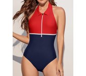 TUINANLE Traje de baño para mujer, traje de baño sin mangas de secado rápido para surf, traje de baño de una pieza, traje de baño para mujer, ropa de buceo para adultos S rojo