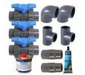 UBBINK Kit bi-pass para bomba de calor de piscina