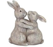 Efecto visual portátil ligero de la artesanía atractiva de la estatuilla Rabbit