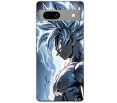 Coque maniacase pour Google Pixel 7a Son Goku Super Saiyan SSJ3 Attaque point Dragon