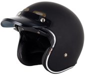 Visera universal de 3 botones, anti-UV, antiniebla, a prueba de viento, para casco de motocicleta abierto, protección contra el viento, ajuste duradero. marrón