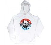 Guns N Roses Sudadera con capucha unisex para adultos con logotipo de motocross L blanco