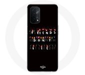 Coque pour Oppo A74 Stranger Things Affiche Friends Don't Lie Joyeux noël
