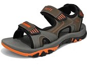 Sandalias de verano para hombre al aire libre, zapatillas informales antideslizantes para hombre, cómodas sandalias de playa de talla grande, sandalias transpirables para hombre 39 azul