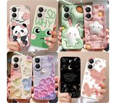 Nueva funda con patrón de dibujos animados para Xiaomi Redmi 12 13 13C K60 Ultra K70 Note 13 Pro, carcasa bonita de silicona suave con líquido anticaídas para Redmi Redmi Turbo 3 5G