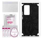 apgo Protective Skin Sticker for the back+sides compatible with Xiaomi Poco F4, Full Wrap Film, Foil, Vinyl - Pattern Black Camo