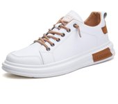 Zapatos casuales de cuero para hombres, zapatillas de marca para hombres, zapatos planos sin cordones, zapatos negros, zapatillas blancas de marca para hombres, zapatos de trabajo de oficina 39