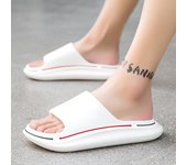Chanclas de playa de suela gruesa para hombre, chanclas casuales de moda de verano para mujer, chanclas de diseñador, sandalias antideslizantes para el hogar para hombre 36-37(22.5-23cm)