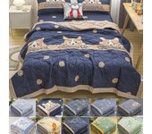 2024 Edredón de verano con doble combinación de lavado con agua fría, aire acondicionado frío, manta fina, decoración del hogar 70X100cm Thin Quilts