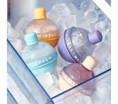 1 molde de silicona para hacer bolas de hielo, molde redondo para whisky, hockey sobre hielo, molde con forma de bombilla para cubitos de hielo, bandeja para cubitos de hielo, herramientas para helado 1PCS