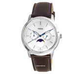 Fossil Neutra Minimalist Moonphase Silver Dial Quartz FS5905 Reloj de hombre plata