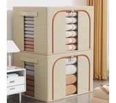 Caja de almacenamiento de tela Youfen para armario: organizador de ropa plegable de tela Oxford 24L (40x30x20cm) for 20-30 T-shirts/Shirts