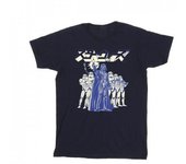 Star Wars Mens Japanese Darth T-Shirt L blanco