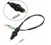 Interruptor de luz de freno trasero universal para motocicleta Honda Yamaha Suzuki 1pc negro