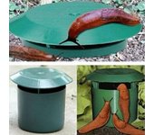 2 piezas, trampa para caracoles y babosas de jardín, atrapa babosas, caracoles, respetuoso con el medio ambiente, atrapa arañas, protector reutilizable para jardín y granja
