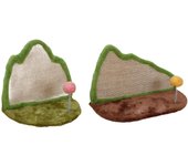 Rascador para gatos de interior, estructura de escalada, ejercicio de entrenamiento físico mental, protege tus muebles, tablero rascador para gatos verde