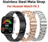 Correa de bucle de Metal para Huawei Watch Fit 3, pulsera de repuesto para reloj inteligente, accesorios para correas de reloj Huawei Fit3 Huawei Watch Fit 3 plata