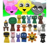 Juego de ladrillos de juguete Sprunki Incredibox Bloques de construcción Sprunki Elf Modo terror oscuro Figuras de acción Ladrillos ensamblados Regalo de Navidad