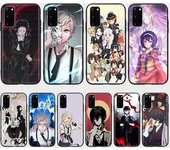 Funda DT46 Bungo Stray Dogs para Samsung A04 A14 A23 A34 A54 M23 M33 M52 M53 Realme 10 9 C30S C35 C55 VIVO Y02S Y21 Y33S Y51 X80 Pro Cubierta Clara Samsung A7 2018 arlequín