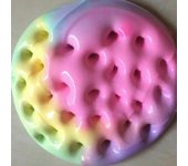 Juguete para aliviar el estrés de 6 colores, limo de Color arcoíris, plastilina, relleno esponjoso, juguetes interesantes